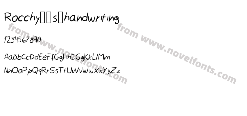 Rocchy__s_handwritingPreview