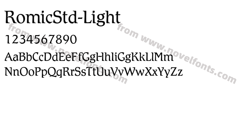 RomicStd-LightPreview