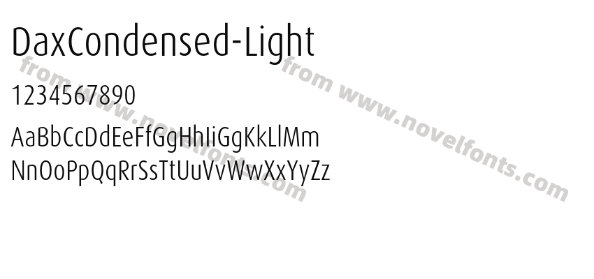 DaxCondensed-LightPreview