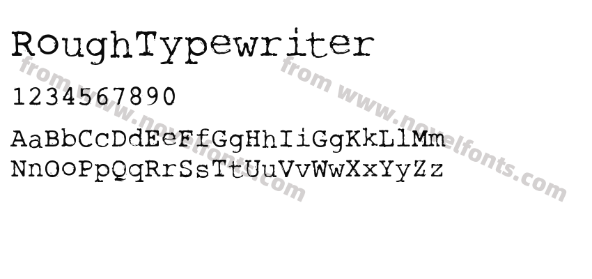 RoughTypewriterPreview