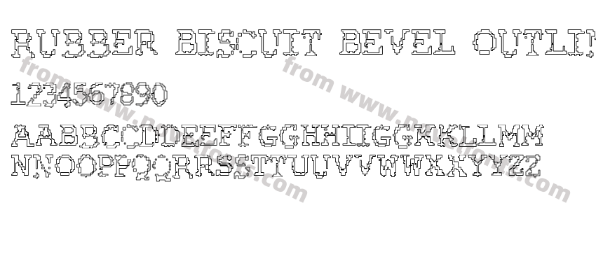 Rubber Biscuit Bevel OutlinePreview