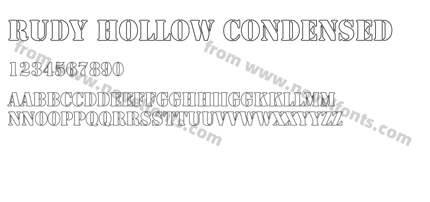 Rudy Hollow CondensedPreview