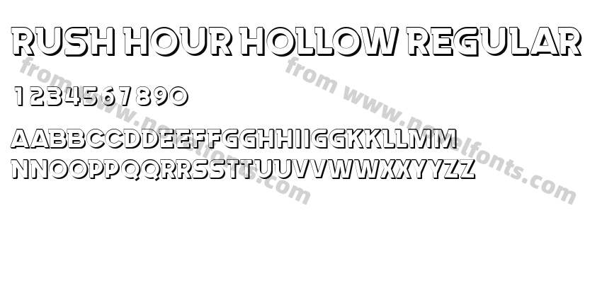 Rush Hour Hollow RegularPreview