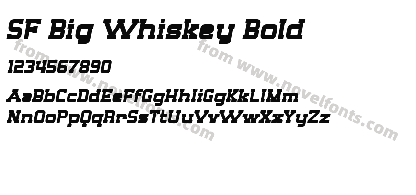 SF Big Whiskey BoldPreview