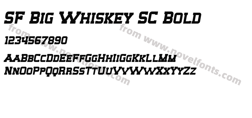 SF Big Whiskey SC BoldPreview