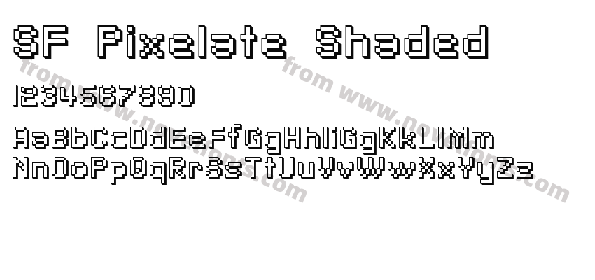 SF Pixelate ShadedPreview