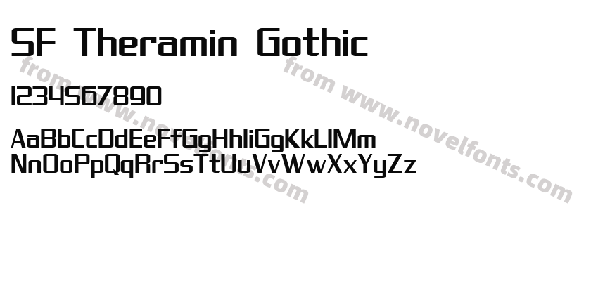 SF Theramin GothicPreview