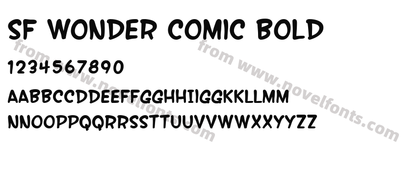 SF Wonder Comic BoldPreview