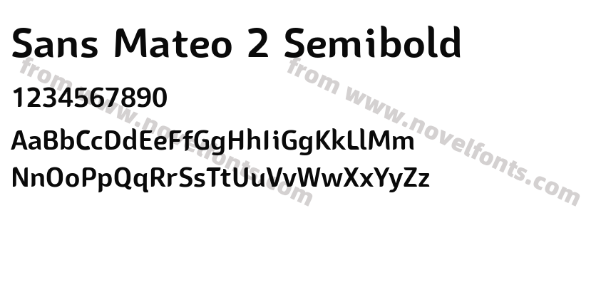 Sans Mateo 2 SemiboldPreview