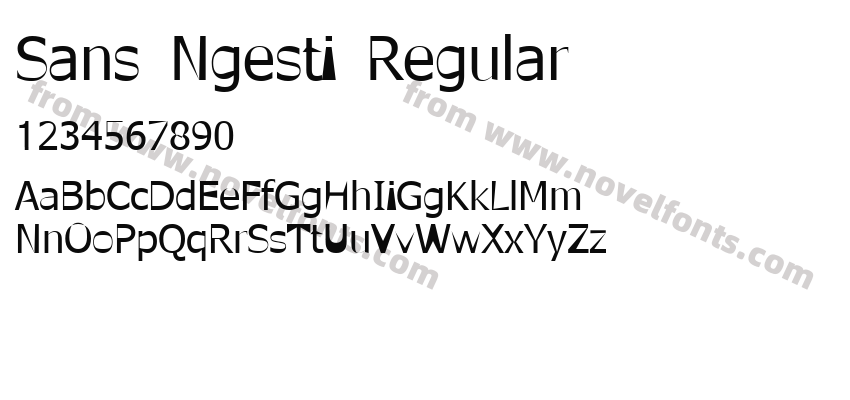 Sans Ngesti RegularPreview