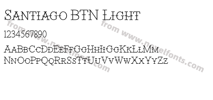 Santiago BTN LightPreview