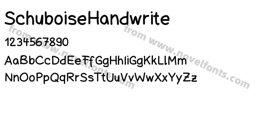 SchuboiseHandwritePreview