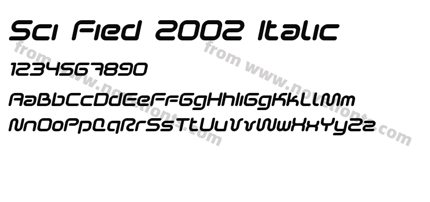 Sci Fied 2002 ItalicPreview