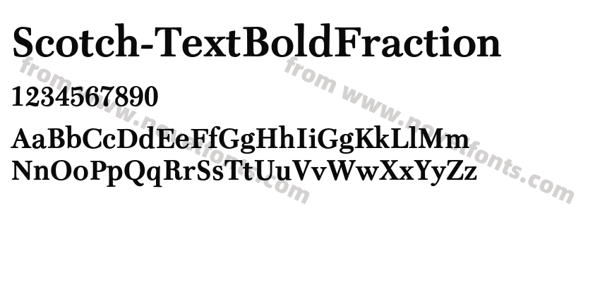 Scotch-TextBoldFractionPreview