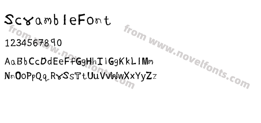 ScrambleFontPreview