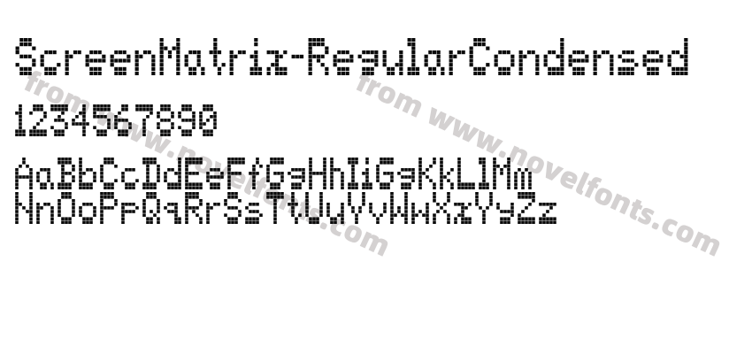 ScreenMatrix-RegularCondensedPreview