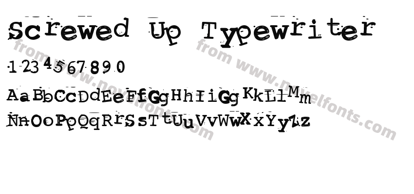 Screwed Up TypewriterPreview