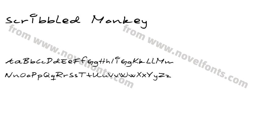 Scribbled MonkeyPreview