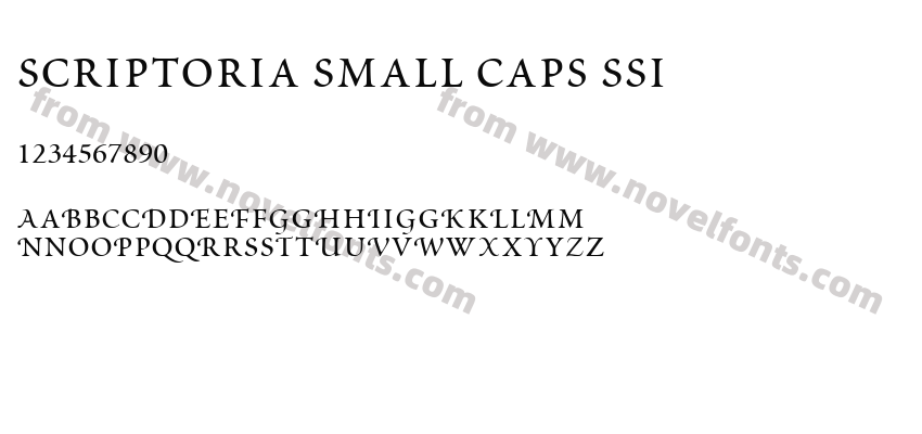 Scriptoria Small Caps SSiPreview