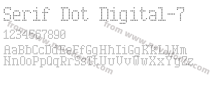 Serif Dot Digital-7Preview