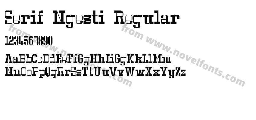 Serif Ngesti RegularPreview