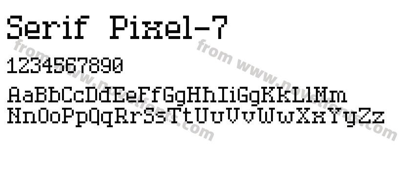 Serif Pixel-7Preview