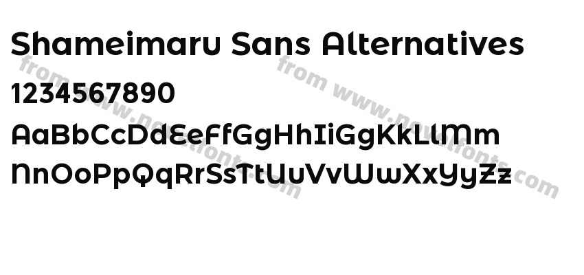 Shameimaru Sans AlternativesPreview