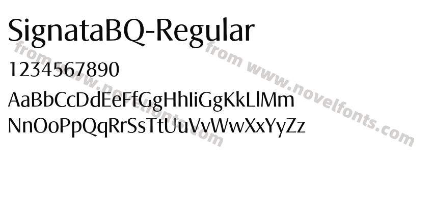 SignataBQ-RegularPreview