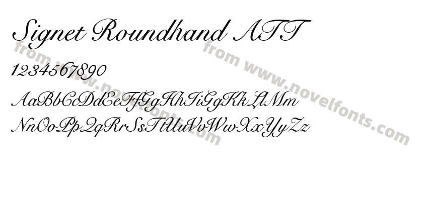 Signet Roundhand ATTPreview