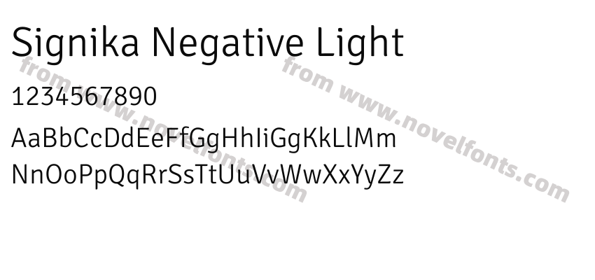 Signika Negative LightPreview