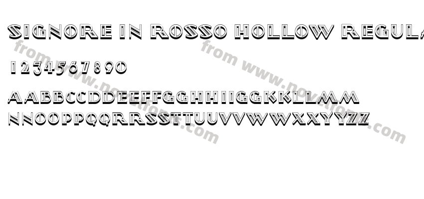 Signore in Rosso Hollow RegularPreview