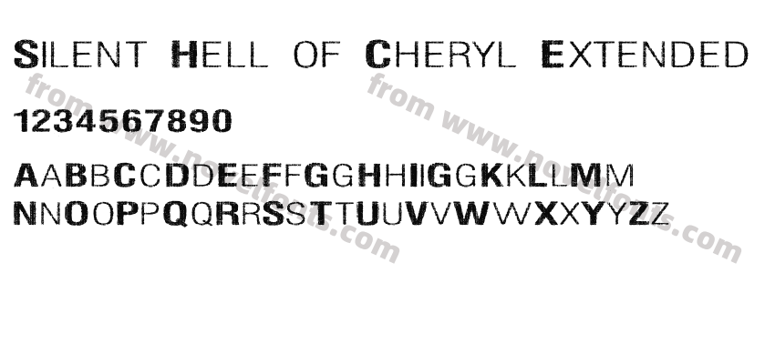 Silent Hell of Cheryl ExtendedPreview