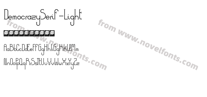 DemocrazySerif-LightPreview