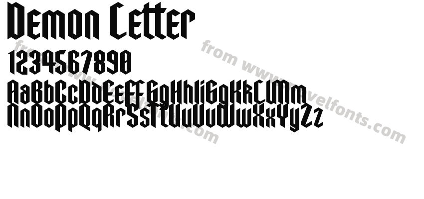 Demon LetterPreview