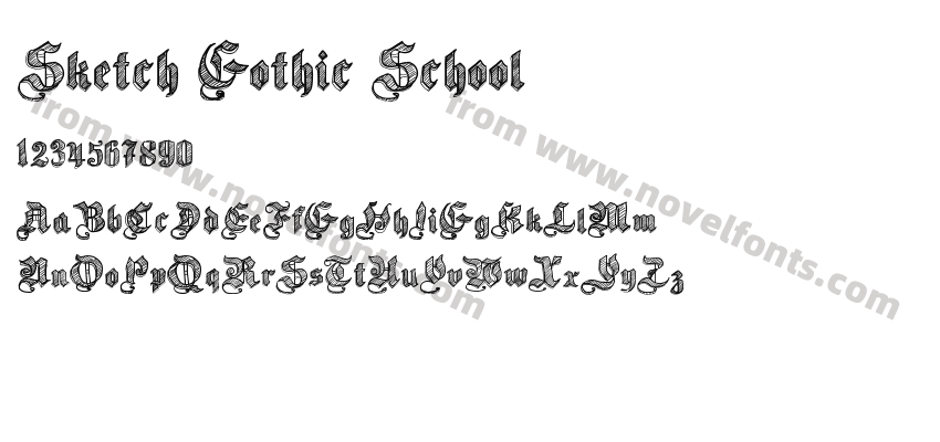 Sketch Gothic SchoolPreview