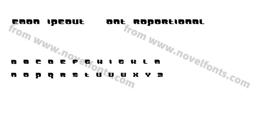 DemonWipeoutXLFontProportionalPreview