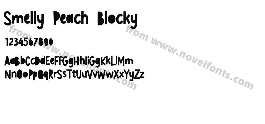 Smelly Peach BlockyPreview