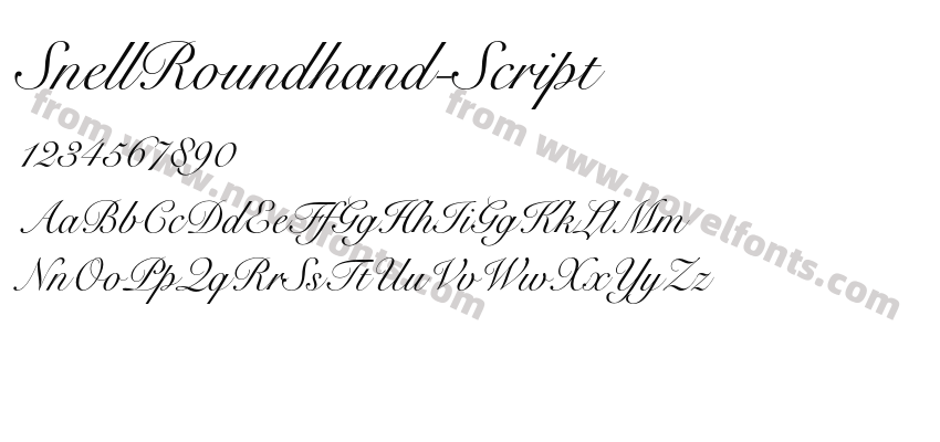 SnellRoundhand-ScriptPreview