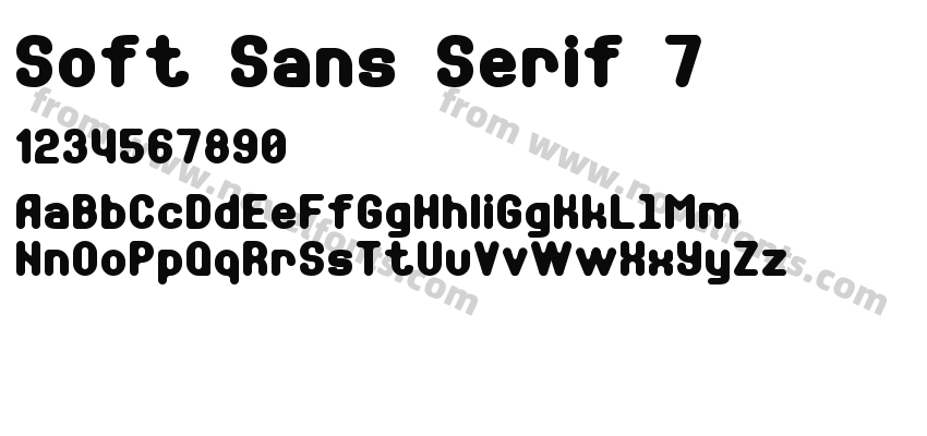 Soft Sans Serif 7Preview