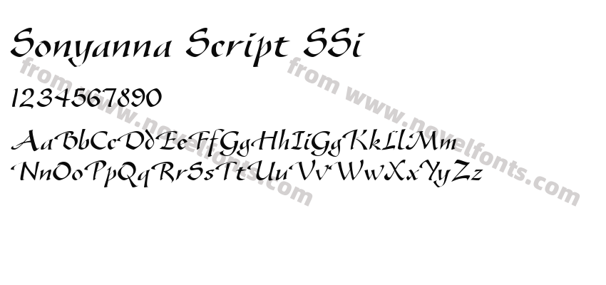 Sonyanna Script SSiPreview