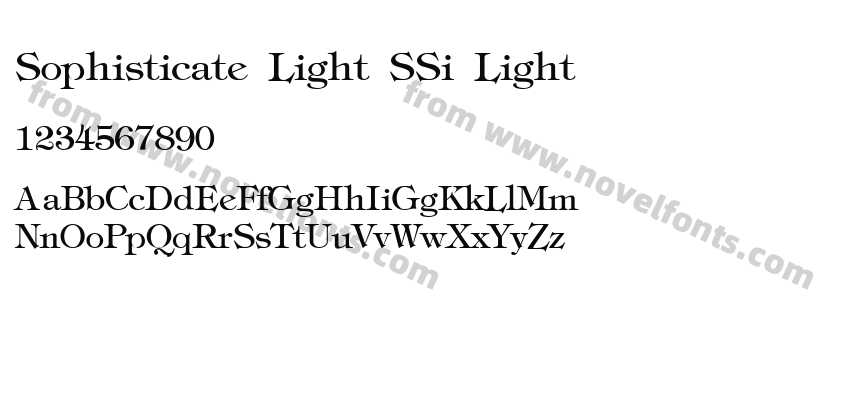 Sophisticate Light SSi LightPreview