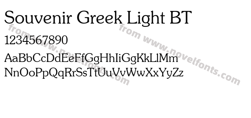 Souvenir Greek Light BTPreview