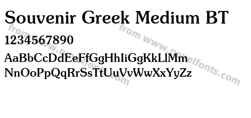 Souvenir Greek Medium BTPreview