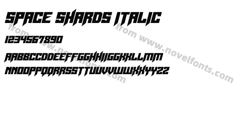 SpaceShardsItalic-nRem1Preview