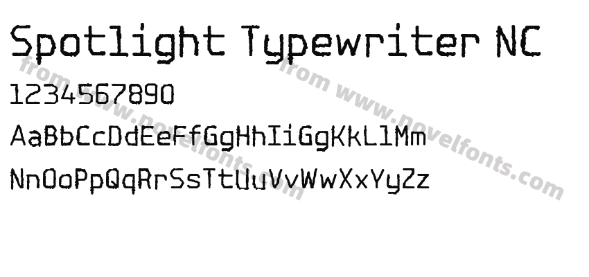 Spotlight Typewriter NCPreview