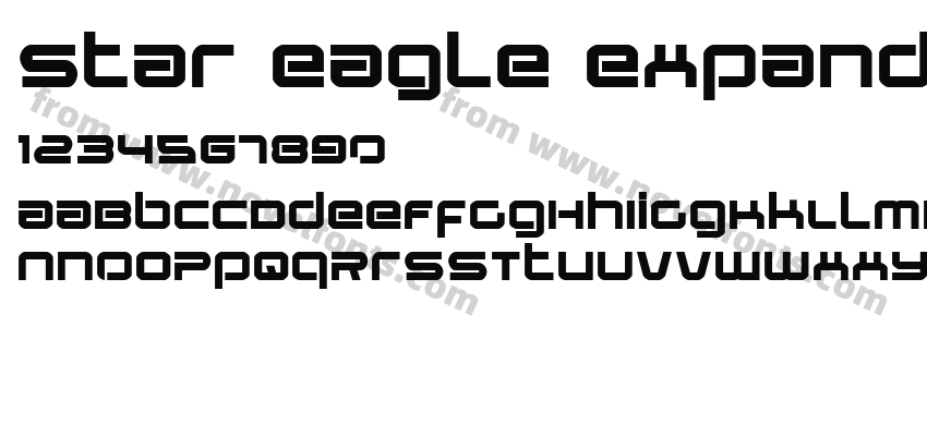 Star Eagle Expanded BoldPreview