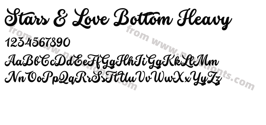 Stars & Love Bottom HeavyPreview