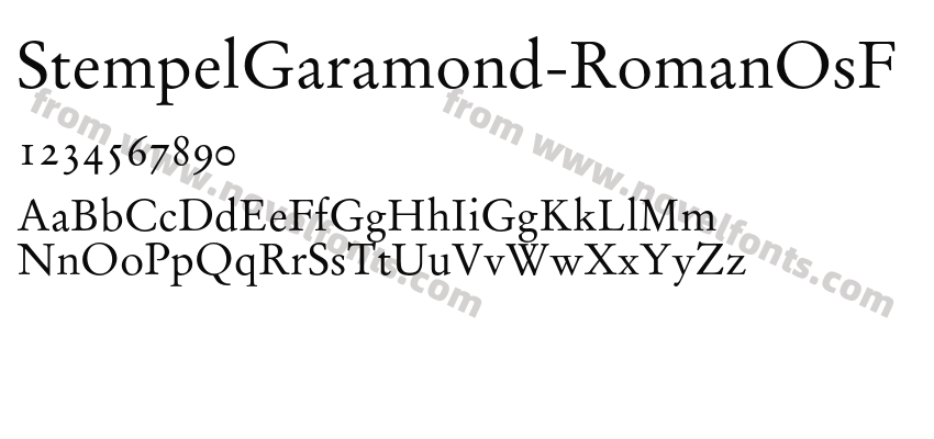 StempelGaramond-RomanOsFPreview