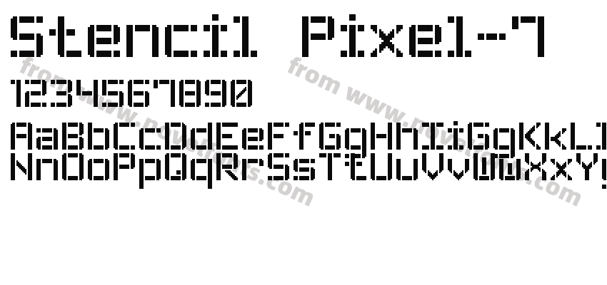 Stencil Pixel-7Preview