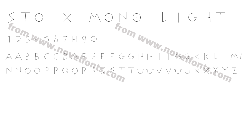 Stoix Mono LightPreview